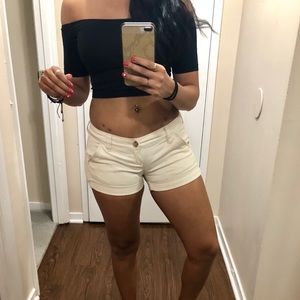 Hollister light tan shorts